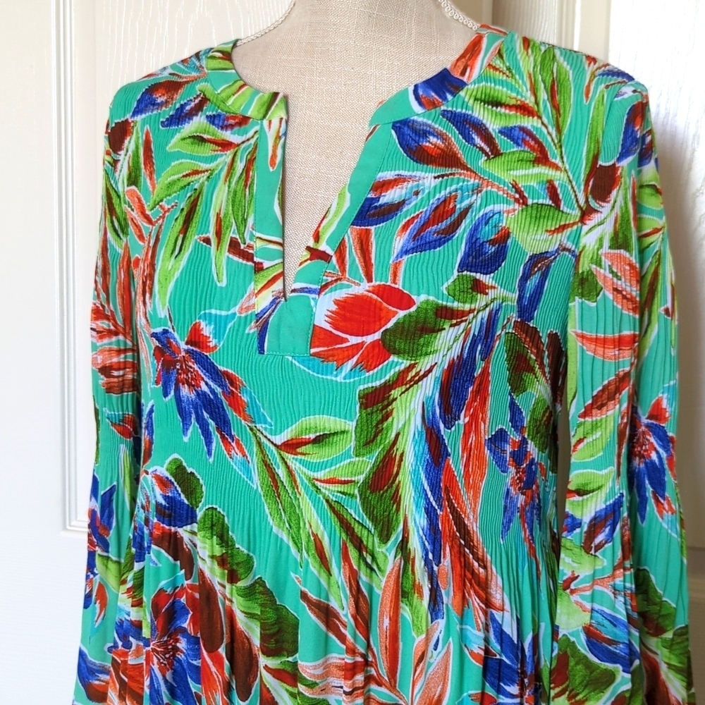 Sunny Leigh Tropical Floral Multicolor Dress - Picture 2 of 6